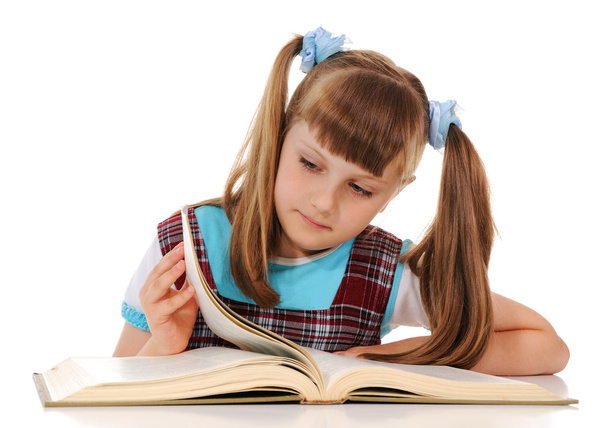 Girl with book - Photo, Image
