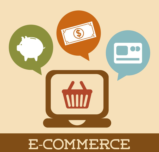 E-Commerce - Vektor, Bild