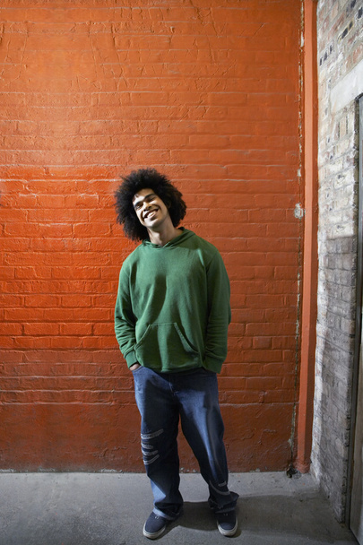 Man With Afro smiling - Fotografie, Obrázek