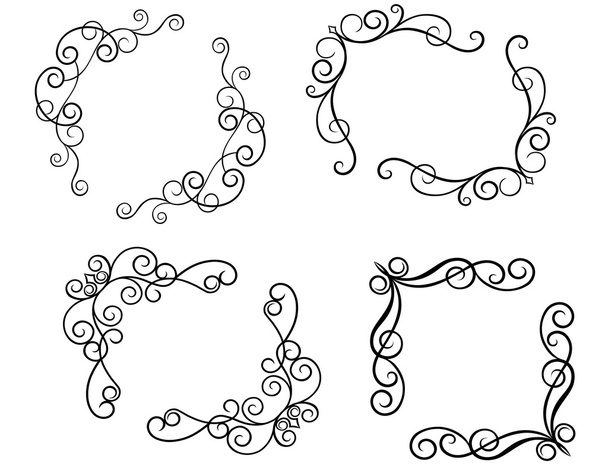 Swirl elements - Vektor, obrázek