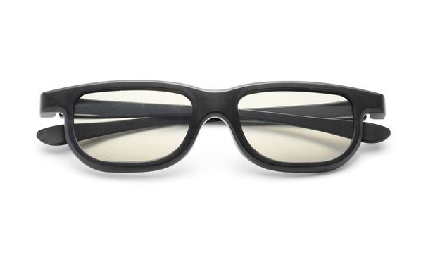 Stylish eyeglasses on white background - Foto, afbeelding