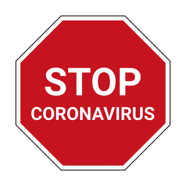 Stop coronavirus cartello stradale
 - Foto, immagini