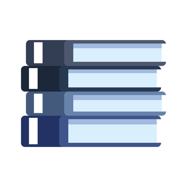 ikona akademických knih, barevný design - Vektor, obrázek
