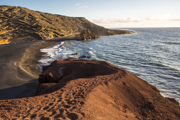 Landscape Timanfaya National Park, Lanzarote, Canary Islands - Photo, image