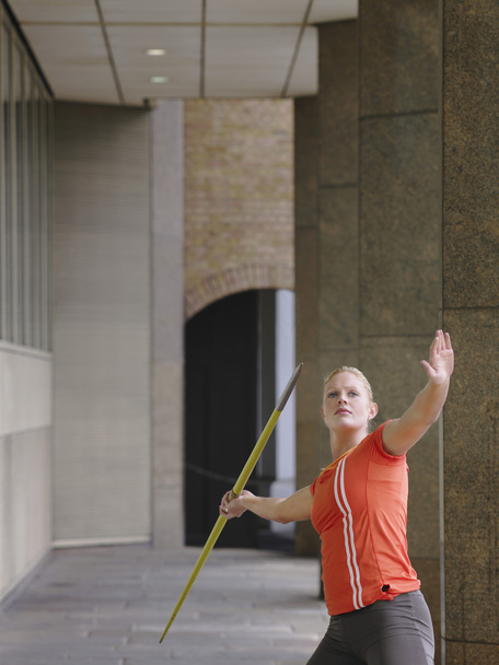 Athlete Throwing Javelin - Fotó, kép