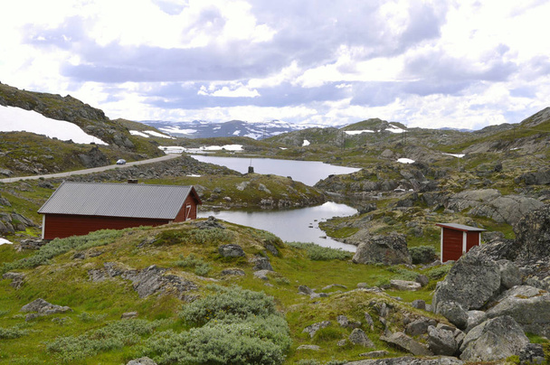 imagens de sognefjell a 1440m, entre lom e sognefjord, r55
, - Foto, Imagem
