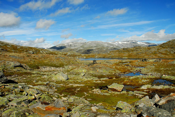 őszi kilátás Norvégiában - Fotó, kép