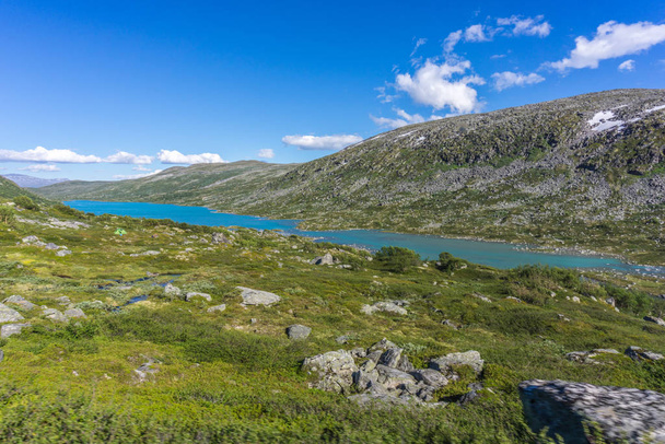 Bergwelt in Norwegen im Sommer - Foto, Bild