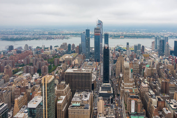 Aerial view of Manhattan skyscrapers - Photo, image