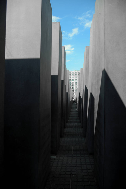 Holocaust monument tunnel view - Photo, Image