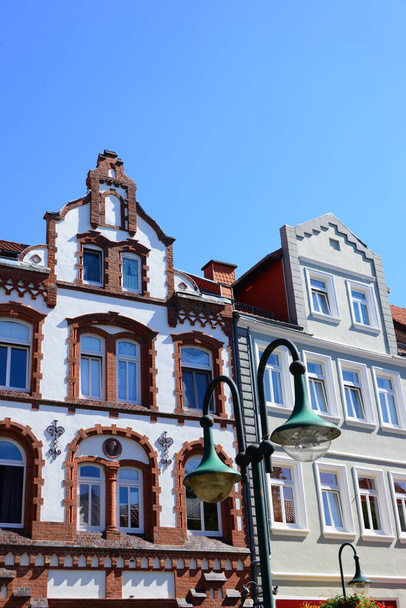 cityscapes / facades in bad gandersheim - lower saxony - 写真・画像