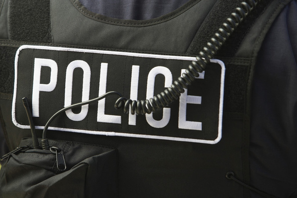police bulletproof vest - Foto, imagen