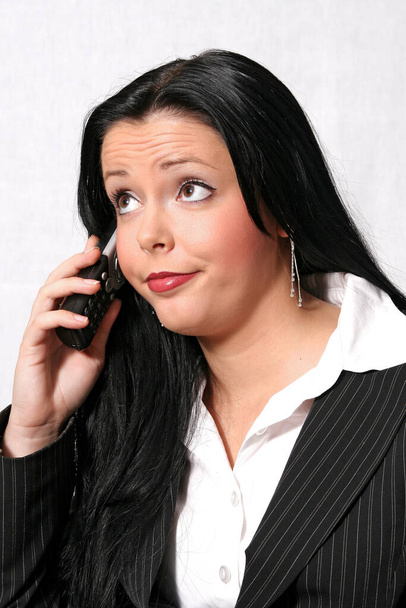 secretary on the phone - Foto, Imagem