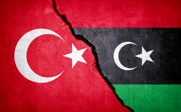 Turchia e Libia sono in conflitto. Illustrazione
. - Foto, immagini
