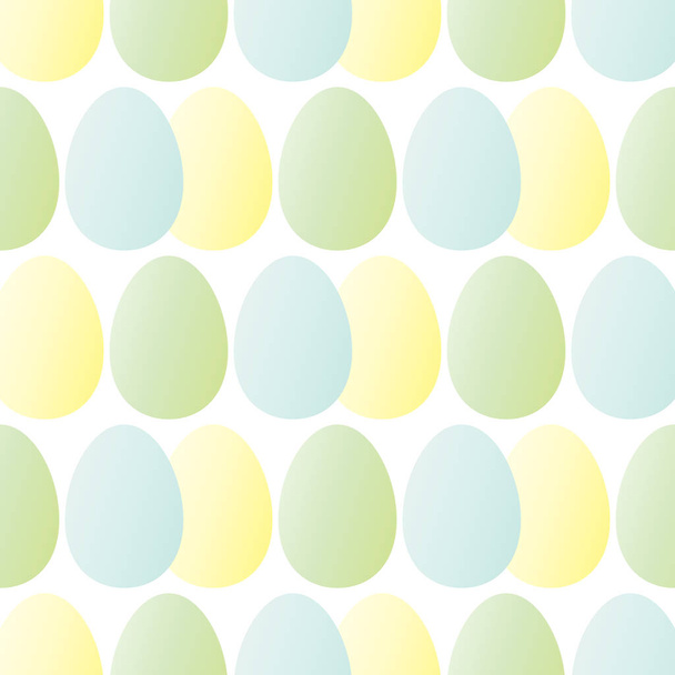 Pattern of Easter eggs in pastel tones - Valokuva, kuva