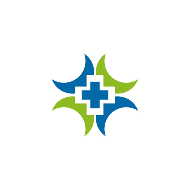 Дизайн векторного шаблона медицинского логотипа
 - Вектор,изображение