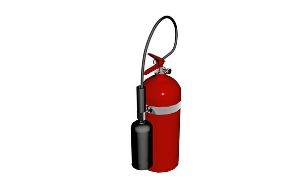 fire extinguisher with hose - Foto, afbeelding