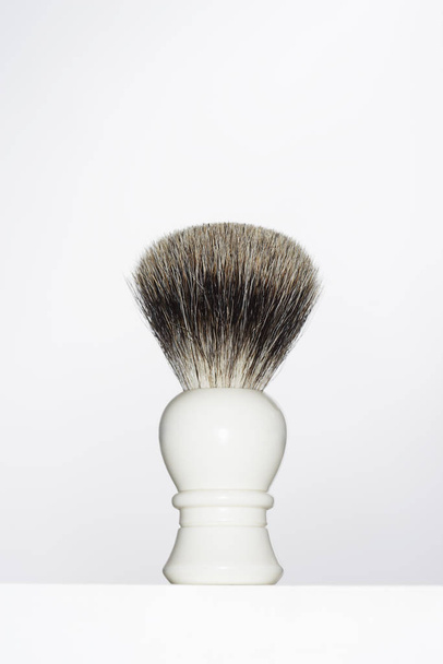 Shaving brush isolated over white background - Photo, Image