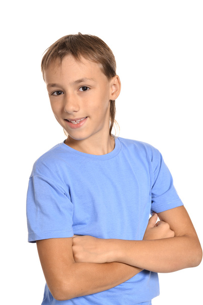 Smiling teenage boy - Foto, afbeelding