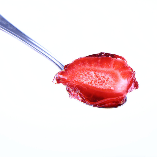 Piece of a strawberry - Фото, изображение