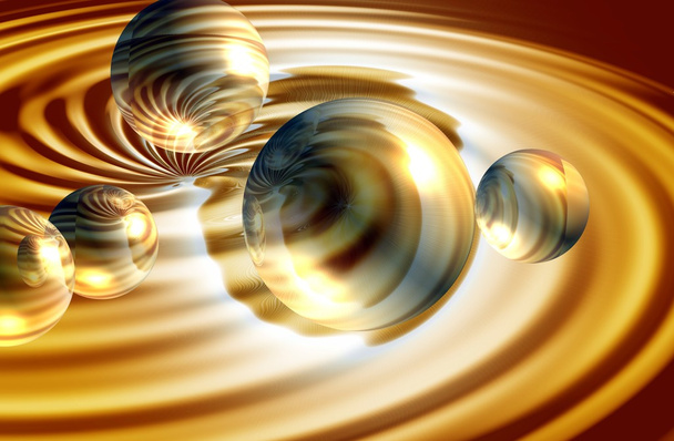 Mirrored spheres - Photo, Image