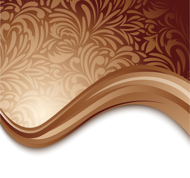Абстрактный коричневый фон
 - Вектор,изображение