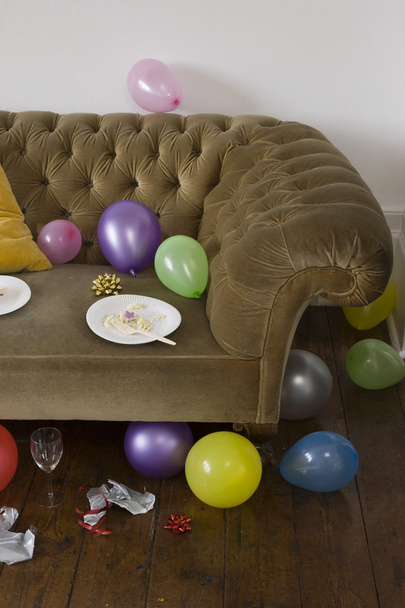 holiday Balloons on sofa - Фото, зображення