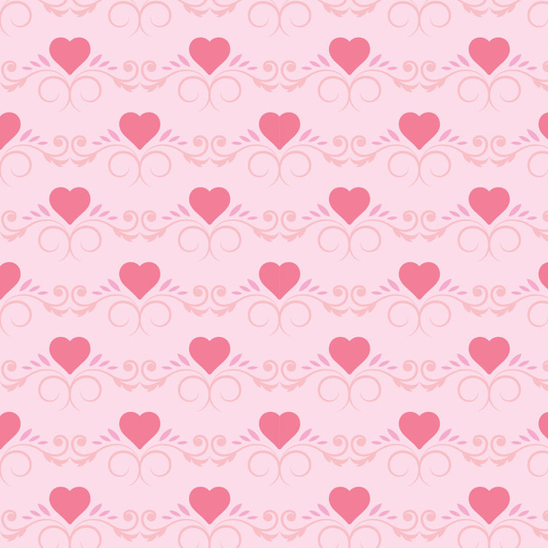 Patrón de corazón, fondo para la tarjeta de felicitación del día de San Valentín, papel de regalo, invitación, concepto de amor
 - Foto, Imagen