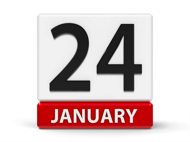 Calendario cubos 24 de enero
 - Foto, Imagen