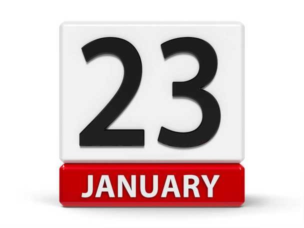 Kocka naptár január 23. - Fotó, kép