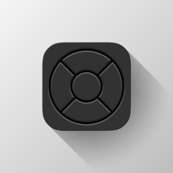 Black Technology App Icon Template - Vektori, kuva