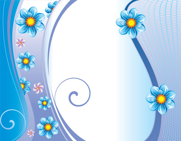 Abstract floral background - Vektor, obrázek