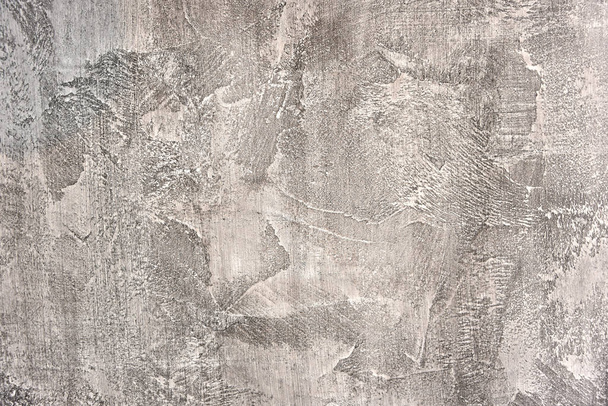 Texture of gray concrete wall. Parget of interior design. - Valokuva, kuva