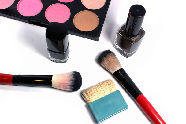 Cosmetics for women used in daily life. - Foto, afbeelding
