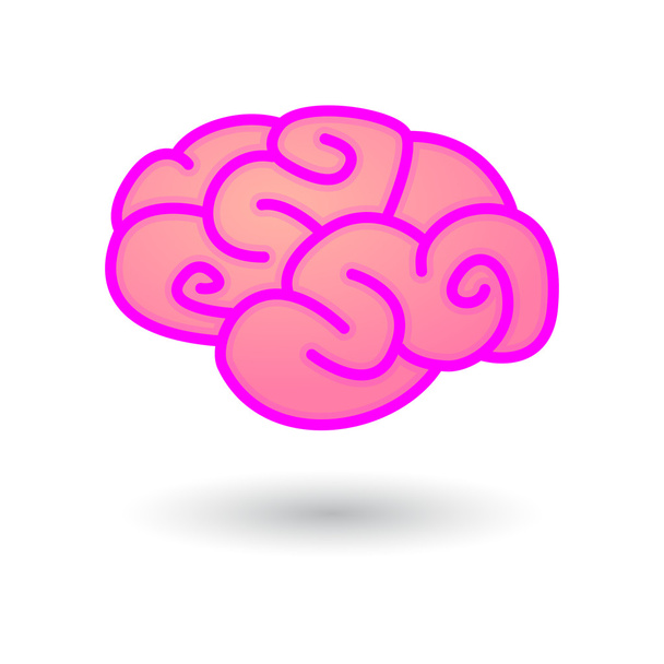 Brain illustration - Vector, Image