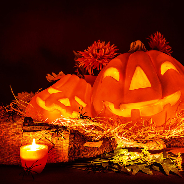 Scary pumpkin Halloween - Foto, imagen