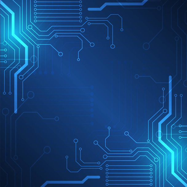 Circuit board technology background - Vector, Image