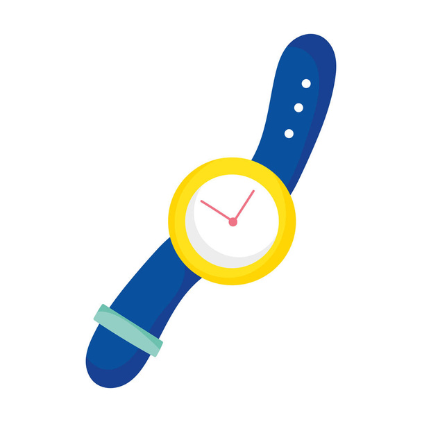 wrist watch accessory object time icon - Vector, Image