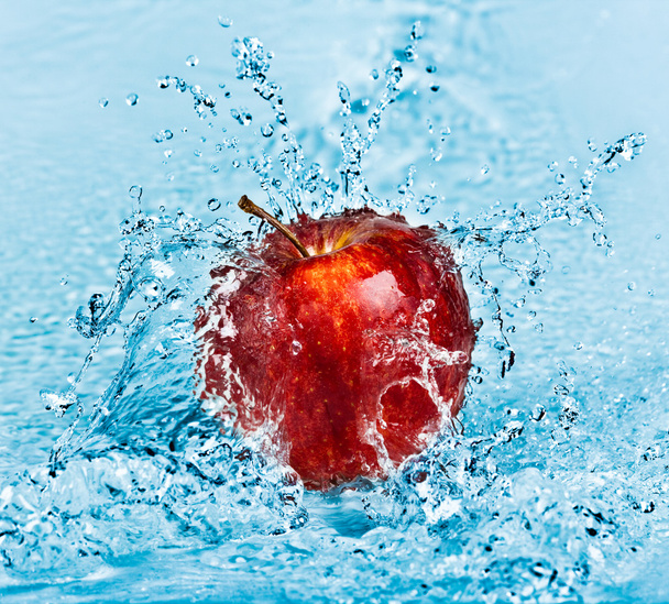 Apple and water - Foto, Bild