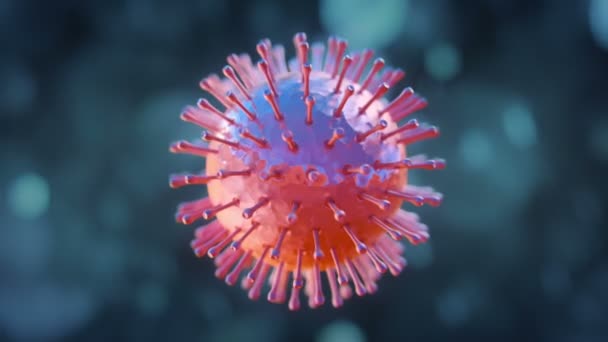 Coronavirus loopable Animation Hintergrund in 4k - Filmmaterial, Video