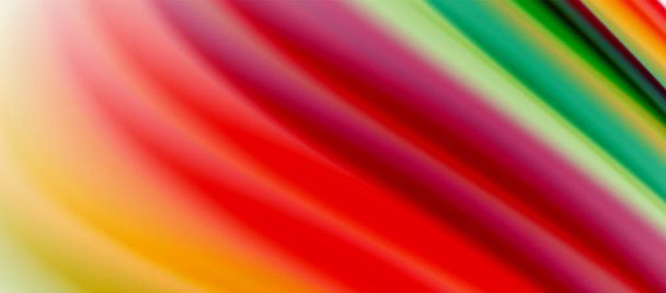Aalto linjat abstrakti tausta, silkki muotoilu sateenkaaren tyyliin värejä. Nestemäisen nesteen aaltoja. Vektorikuvaus
 - Vektori, kuva