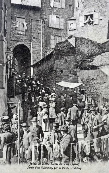 vecchia cartolina, Jubille di Nostra Signora di Le Puy
 - Foto, immagini