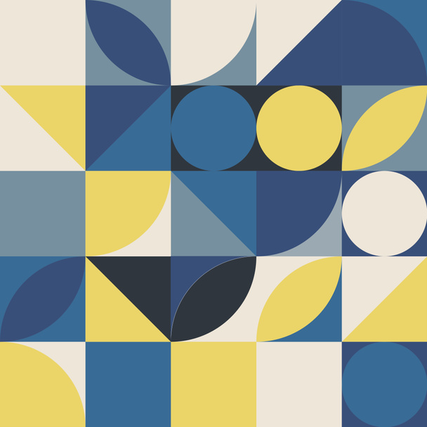 fondo abstracto geométrico, diseño de póster, formas simples en forma geométrica compleja - Foto, Imagen
