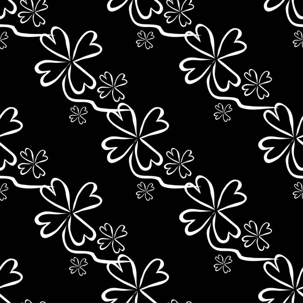 clover seamless pattern - Vecteur, image
