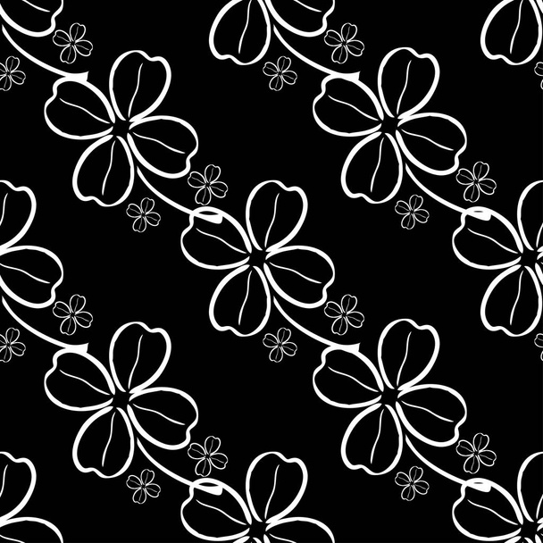 clover seamless pattern - ベクター画像