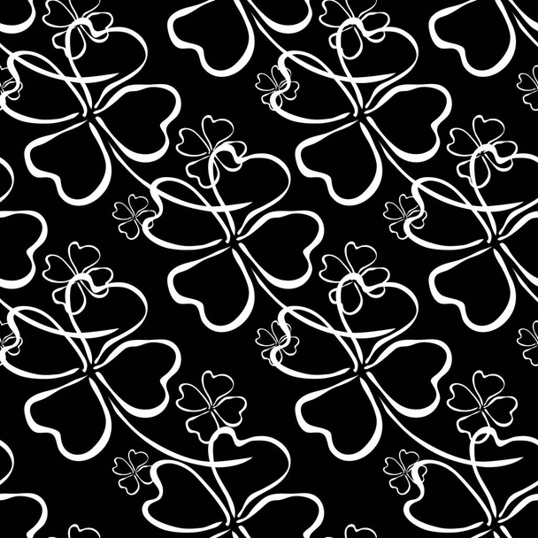 clover seamless pattern - Vektör, Görsel
