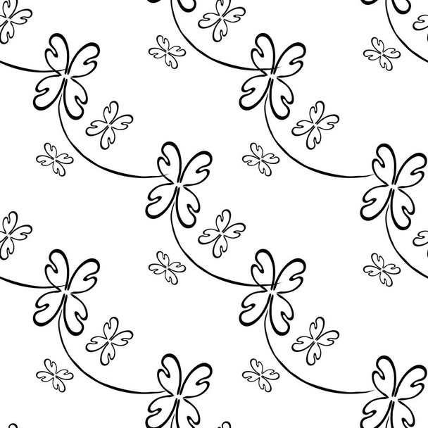 clover seamless pattern - Vektor, kép
