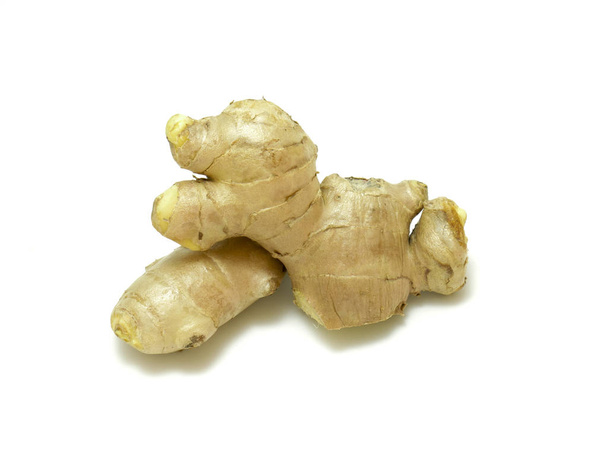 fresh ginger isolated on white background. - Photo, Image