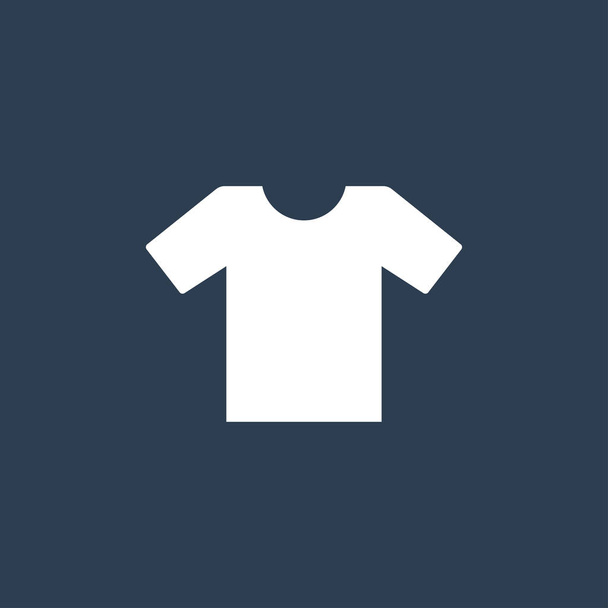 T-Shirt icoon voor web en mobiel - Vector, afbeelding