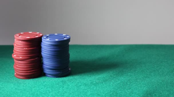 Poker chips - Footage, Video
